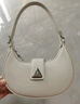CHARLES&KEITH三角扣新月包腋下包单肩包包女包女友生日礼物CK2-50271205 粉白色Chalk S 实拍图