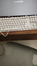 惠普（HP）K10F机械手感键盘 高颜值有线发光游戏办公键盘 舒适耐磨金属面板  26键无冲 白色键帽粉光 实拍图