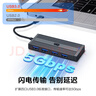 川宇 USB3.0四合一分线器高速扩展坞type-c延长线 4口HUB集线器笔记本台式电脑一拖四多接口转换器15CM 实拍图
