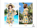 宜肤防晒泳衣女保守性感遮肚显瘦大码胖mm韩国ins风分体裙式温泉泳装 实拍图