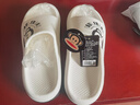 大嘴猴（paul frank）拖鞋男室内外情侣厚底软弹户外运动凉拖鞋白色40-41PF683 实拍图