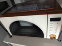 美的（Midea）小滋味微烤炸一体机家用变频台式微波炉烤箱空气炸不锈钢内胆一级能效古典风23L（F23G3） 实拍图