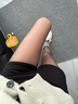 浪莎丝袜女春夏季光腿裸感超薄款长筒连裤袜灰色 实拍图