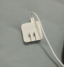 Apple/苹果 35W双USB-C接口充电器-横向苹果充电头双口充电器原装充电器快充头适用iPhone/iPad/AirPods 实拍图