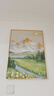 墨派（Mopai）入户玄关装饰画手绘油画清新奶油风抽象肌理画客厅沙发背景墙挂画 背有靠山 50*70手绘油画 实拍图