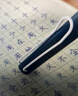 英雄（HERO）【新年礼物】钢笔 1359 特细蓝色 EF尖薄厚片工艺学生练字钢笔 （附加6支墨囊）铱金钢笔签字笔 实拍图