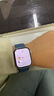 Apple/苹果 Watch Series 10 智能手表GPS款42毫米银色铝金属表壳丹宁色运动型表带M/L MX1K3CH/B 实拍图