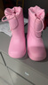 牧萌儿童雨鞋男童女童防水立体宝宝防滑耐磨卡通雨靴 粉色独角兽 20码 实拍图