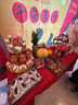 优膳坊（YOUSHANFANG）寿桃馒头送老人生日蛋糕花饽饽长辈80过寿祝贺大寿包多层花馍礼物 三层福袋寿桃 (1大16小)1700g 实拍图