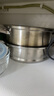 炊大皇304不锈钢三层蒸锅家用复合底汤锅蒸馒头包子可视可立高拱盖26cm 实拍图