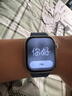 Apple/苹果 Watch Series 10 智能手表GPS款42毫米银色铝金属表壳丹宁色运动型表带M/L MX1K3CH/B 实拍图