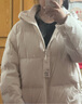 优衣库女装无缝羽绒连帽外套/外套夹克25秋冬新款478577 01 乳白色 2XL /165/100B 实拍图