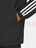 adidas休闲简约三条纹梭织立领夹克外套男装秋季阿迪达斯三叶草   黑色（推荐选大一码）   M 实拍图