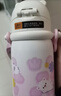 babycare小白熊儿童保温杯婴幼儿宝宝水杯幼儿园1-3岁学饮吸管杯外出水壶 赠直通吸嘴-背带款玛拉雅粉 450ml 实拍图