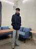 主意范冲锋衣夹克外套男春秋季加厚三合一宽松潮胖大码防水防风情侣外套 JK8008黑色 XL 130-150斤 实拍图