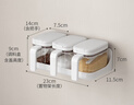 懒角落调料盒密封调料罐家用盐罐厨房调味罐盐味精防潮收纳盒 3个组合装 实拍图