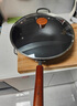 炊大皇铁锅家用无涂层不锈炒锅燃气灶专用炒锅炒菜锅平底锅极铁锅34cm 实拍图