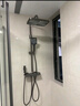 惠达（HUIDA）数显淋浴花洒增压套装家用浴室背喷按摩大顶喷全套枪灰DW525S 实拍图