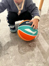 李宁（LI-NING）篮球儿童5号比赛室内外耐磨水泥地幼儿小学生青少年户外橡胶五号 实拍图