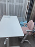 黑白调儿童A2学习桌书桌儿童桌椅实木升降桌子写字桌电脑桌进口橡胶木1.4m 实拍图