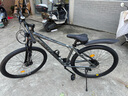 兰令MT300山地自行车成年人变速油碟刹减震前叉越野骑行代步赛车 消光灰【铝合金+油刹+可锁前叉】 29英寸【180-195cm】 27速-标准版 实拍图