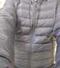 网易严选90鸭绒轻薄羽绒服保暖0压感排骨羽绒内胆防泼水蓄热抗菌外套 A款25新品90鲜绒立领-灰雾蓝 M 实拍图