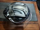 LS2新款摩托车头盔四分三盔电动助力车四季大尾翼大码男女半盔OF608 黑灰银幻影 L(建议55-56CM) 实拍图
