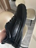 百丽男士增高休闲鞋秋季新款加绒牛皮商务运动软底健步鞋A1354AM4预售 黑色-单里 40 (250mm) 实拍图