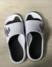 回力运动拖鞋男浴室内户外不易滑厚底凉拖鞋HL39391白黑色43-44码 实拍图