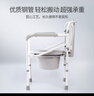鱼跃（Yuwell）老人坐便椅坐厕椅孕妇老人洗澡椅可折叠座浴椅防滑马桶椅 H029B 实拍图