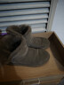 京东京造【中筒经典】雪地靴女冬季羊皮毛一体保暖防寒短靴羚羊棕40 实拍图