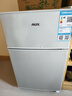 奥克斯（AUX）家用双门迷你小型冰箱 冷藏冷冻保鲜小冰箱 宿舍租房节能电冰箱 【国家补贴】BCD-30K118 基础款 银色 实拍图