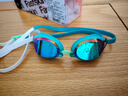 速比涛（Speedo）竞速泳镜鲨鱼皮速2系列日本进口专业训练贴合防雾镀膜泳镜 琉璃青 实拍图