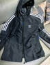 adidas经典三条纹运动连帽夹克外套男女春季阿迪达斯三叶草 黑色   L 实拍图