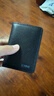 第九城(V.NINE)卡包名片夹头层牛皮轻薄驾驶证皮套防盗刷NFC防消磁银行卡套迷你小钱包男送老公送男友生日礼物情人节新年礼物  黑色 实拍图
