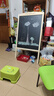 AUCS粉笔黑板支架型家用60*80cm 儿童写字板店铺商用学校教室用家庭摆摊小白板大黑板绿板广告牌展示牌 实拍图
