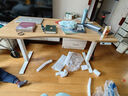 京东京造电动升降电脑桌电竞桌 书桌 桌子学习桌  单电机1.4m原木色 实拍图