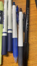 斑马牌（ZEBRA）JJ15 按动中性笔 签字笔 0.5mm子弹头啫喱笔水笔 学生彩色手账笔 蓝黑色 实拍图