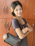 啄木鸟（TUCANO）牛皮包包女包单肩斜挎包女款大容量小众轻奢品牌母亲节生日礼物 实拍图