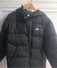 adidas 拒水防泼防风保暖鸭绒羽绒服面包服男女同款阿迪达斯官方   黑色   M 实拍图
