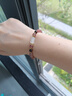 AJIDOU阿吉豆手链优雅甜美草莓晶串珠手串石榴石手饰百搭生日礼物送女友 实拍图