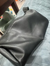 伊森单肩包男休闲男士斜挎包简约运动小背包软皮挎包圆筒包男包 黑色 实拍图