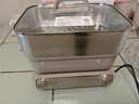 美的（Midea）钛陶0氟多功能锅电火锅不锈钢蒸锅鸳鸯火锅专用锅超薄速沸多功能一体电锅煎烤料理锅DLS332266S 实拍图