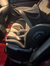 Heekin德国 儿童安全座椅汽车用0-4-12岁婴儿宝宝360度旋转ISOFIX硬接口 尊享灰(遮阳棚+上拉带+侧保护) 实拍图