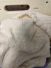 幸棉（LUCKMEEY）珊瑚绒家居服套装麻花绒长毛绒保暖可外穿睡衣情侣款厚防静电秋冬 女款奶油白 L （女110-140斤/男120-140斤） 实拍图