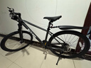 喜德盛山地自行车黑客380避震前叉21速禧玛诺变速X6铝合金车架通勤代步 白/黑色（25款） 15.5寸（建议身高150-165cm） 实拍图