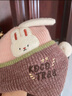 Kocotreekk树儿童帽子发热保暖秋冬男童女孩针织毛线宝宝护耳帽 兔兔奶糖S 实拍图