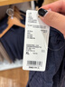 优衣库女装可机洗纽花针织连帽套头衫/25秋冬新款478871 68 深蓝色 XL /165/92 实拍图
