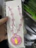 新款儿童发光项链礼品幼儿园小礼物公主七彩吊坠闪光玩具夜市热卖 发光珠子项链【3个装随机图案】 实拍图