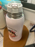 杯具熊（BEDDYBEAR）儿童保温杯带吸管双盖两用儿童水杯316不锈钢学生杯子600ml小丸子 实拍图